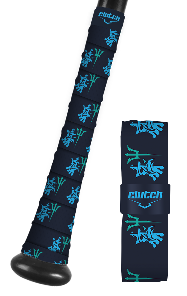 thumbnail image 2 of Clutch Sports Apparel Bat Grip Tape – Vanilla Ice Cream Drip Design, Superior Grip For Wood/Metal Bats 2 of 12