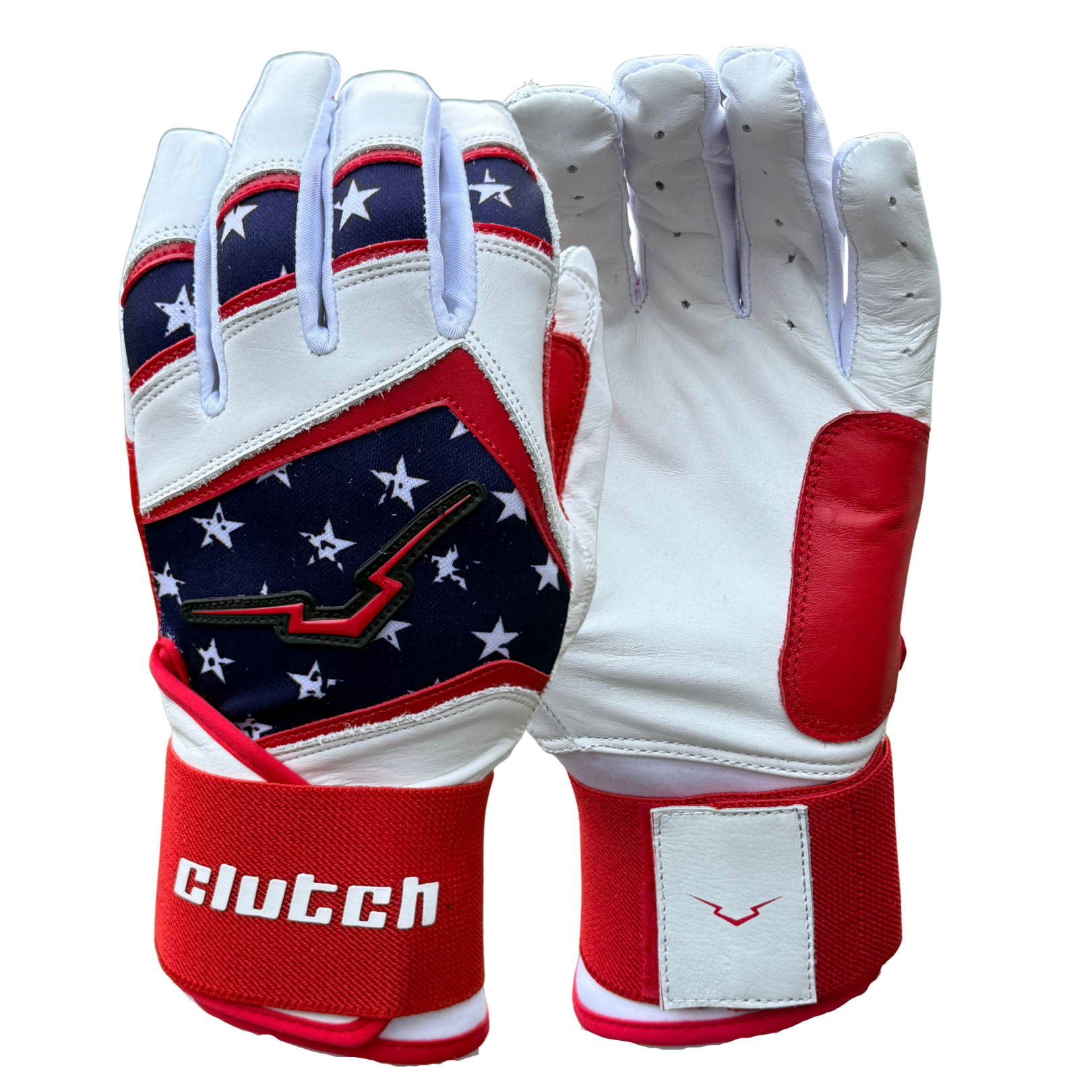 ショルダーパッド 25 S ホワイト/レッド Unapologetic American Flag Batting Gloves – Clutch Sports Apparel