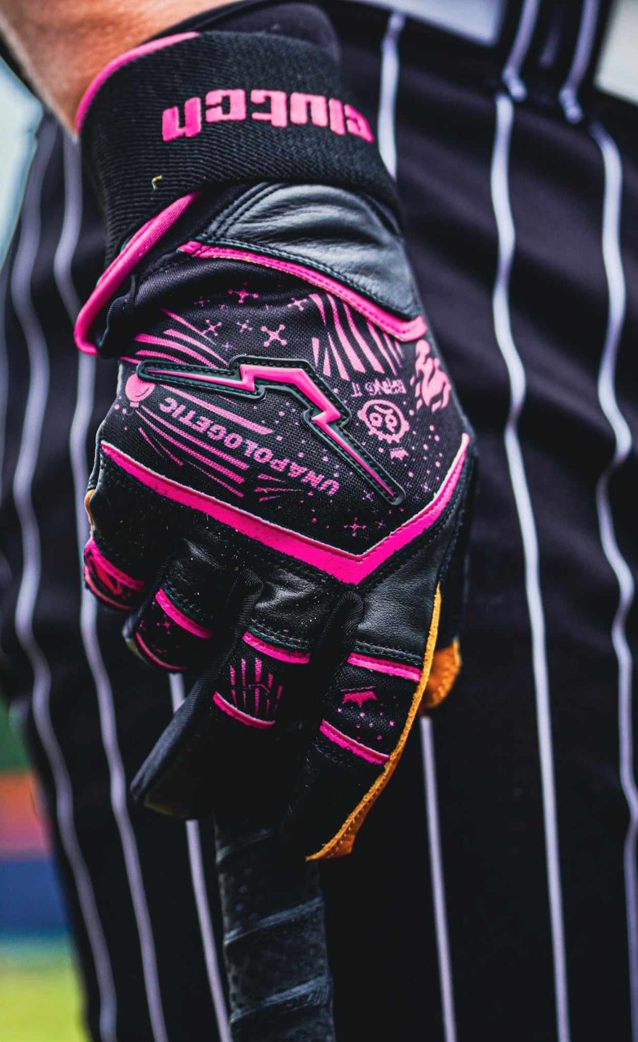 Unapologetic Pink Batting Gloves