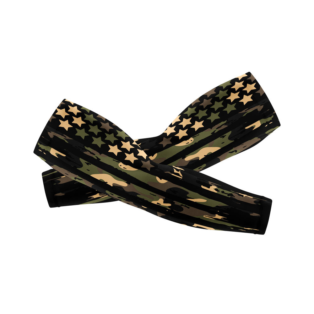 camo arm sleeves, camo flag arm sleeves, baseball arm sleeves, arm sleeves baseball