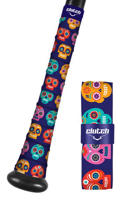 Dia De Los Muertos Bat Grip Tape