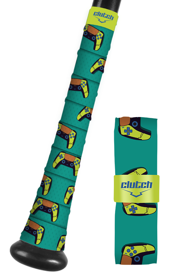 thumbnail image 2 of Clutch Sports Apparel Bat Grip Tape – Vanilla Ice Cream Drip Design, Superior Grip For Wood/Metal Bats 2 of 12