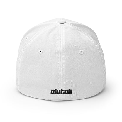 Clutch Icon Fitted Hat - White