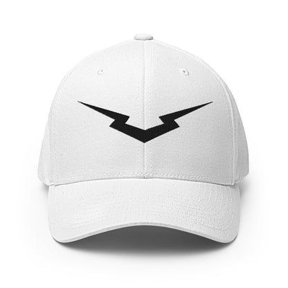 Clutch Icon Fitted Hat - White