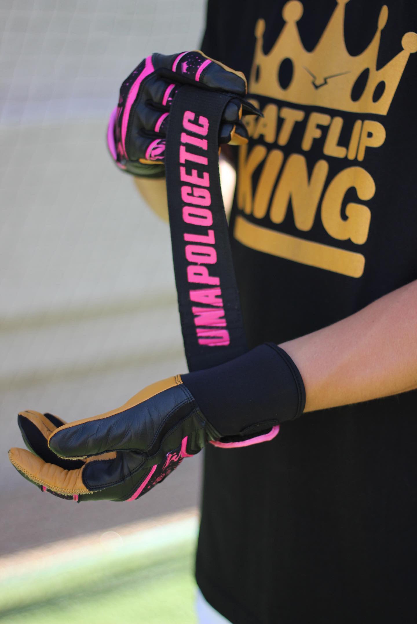 Unapologetic Pink Batting Gloves