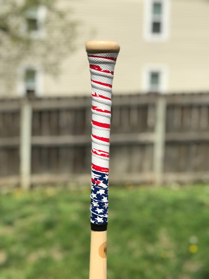 Red white and blue, American flag bat grip tape