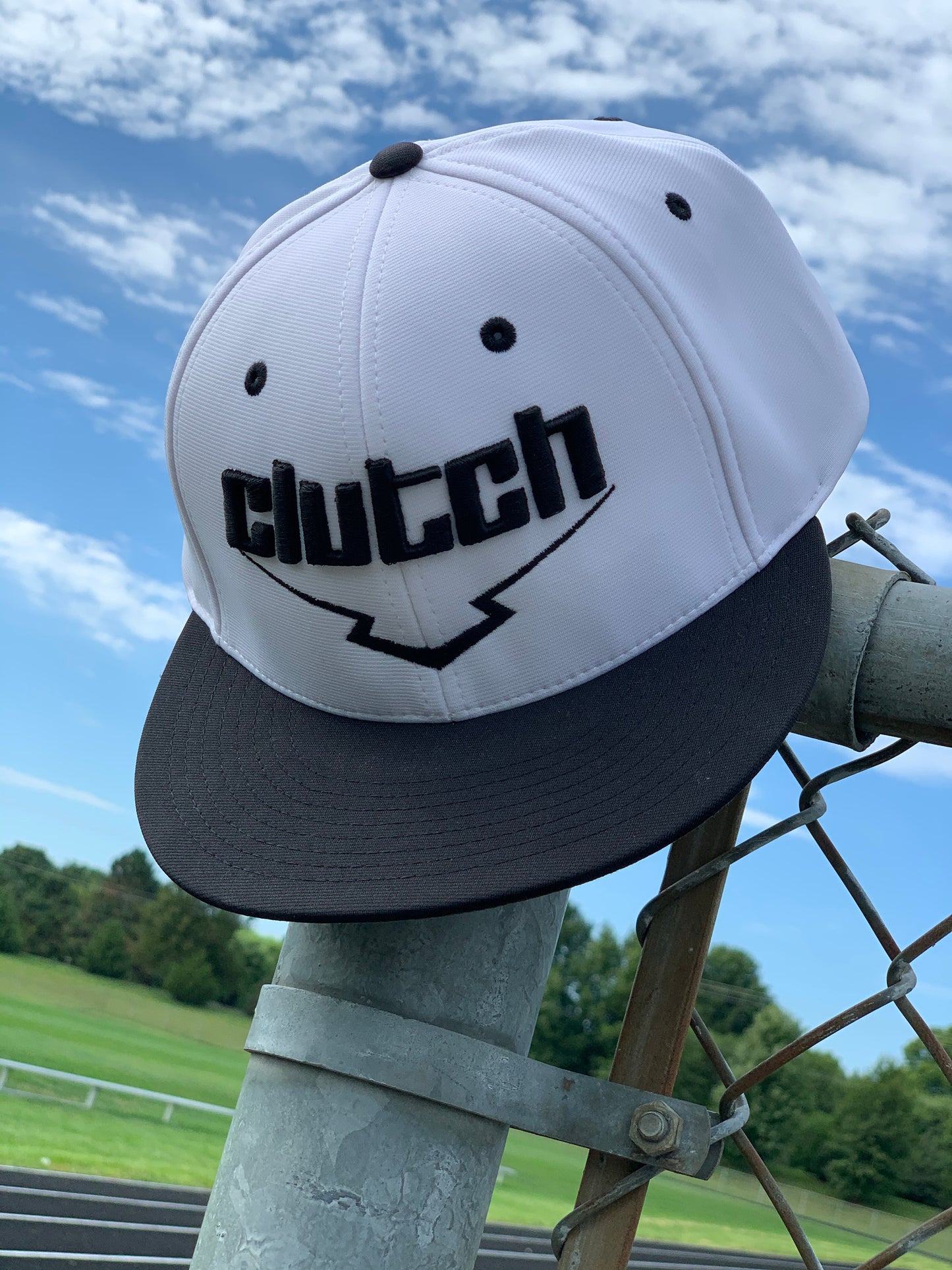 Clutch Logo Hat - White