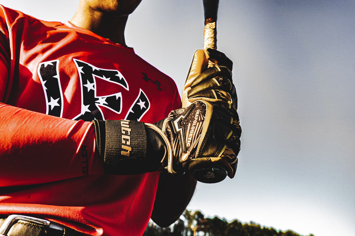 Unapologetic Black Batting Gloves