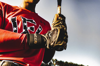 Unapologetic Black Batting Gloves