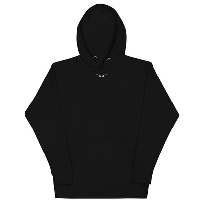 black hoodie, baseball hoodie, clutch hoodie